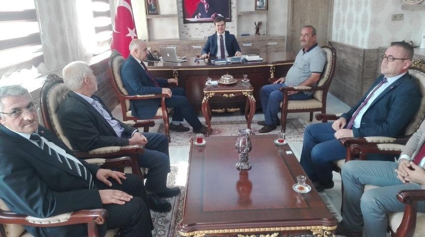 Gazi ve şehit ailelerinden Kaymakam Karaloğlu&rsquo;na ziyaret