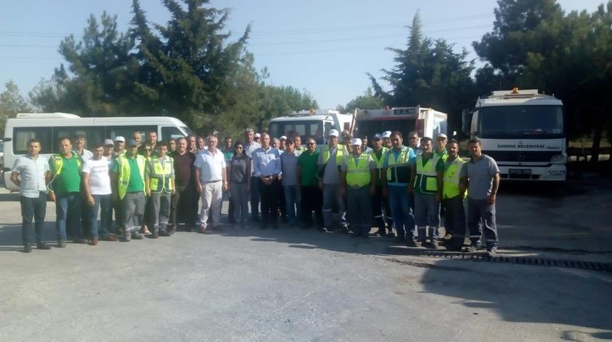 Temizlik personeline iş güvenliği eğitimi