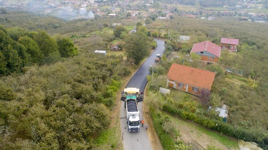 B&uuml;y&uuml;kşehir asfalt ekipleri Kocaali&rsquo;de