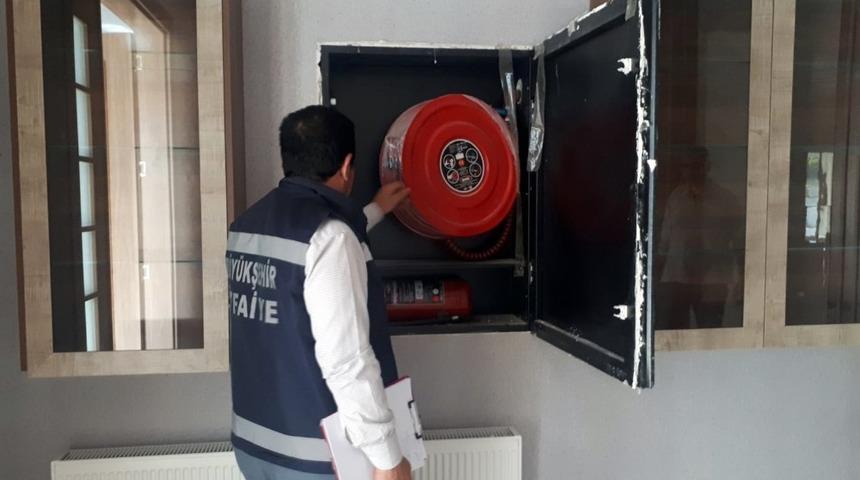 İtfaiye ekiplerinden iş yeri denetimi