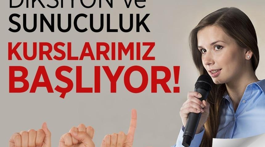 Melikgazi Belediyesi&rsquo;nden Diksiyon, Spikerlik ve Sunuculuk Kursu