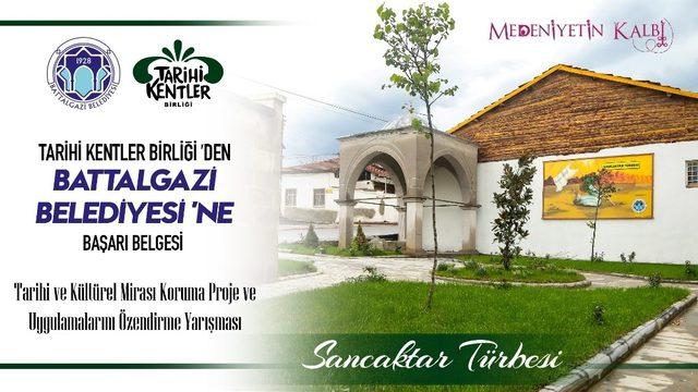 Sancaktar Türbesi projesine özendirme yarışmasında başarı ödülü