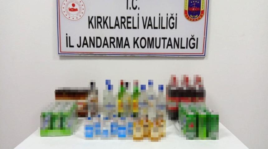 Kırklareli&rsquo;nde ka&ccedil;ak i&ccedil;ki operasyonu