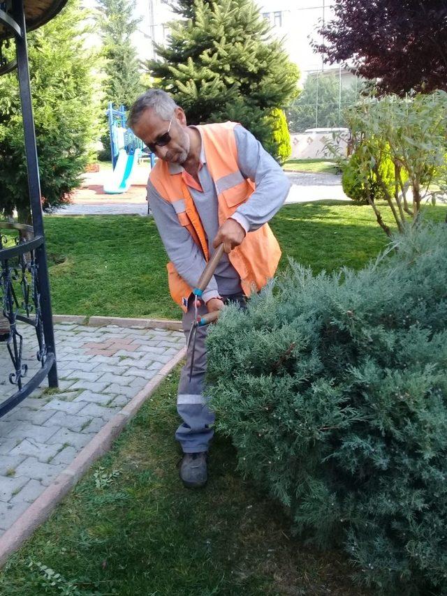 Pursaklar’da parklara yoğun bakım