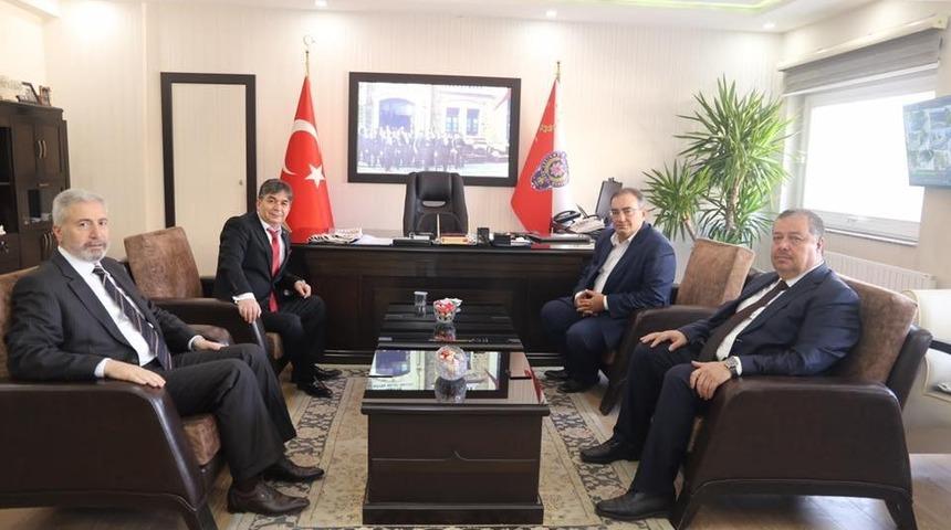 Başkan Bulut&rsquo;dan Emniyet M&uuml;d&uuml;r&uuml; Karabulut&rsquo;a ziyaret
