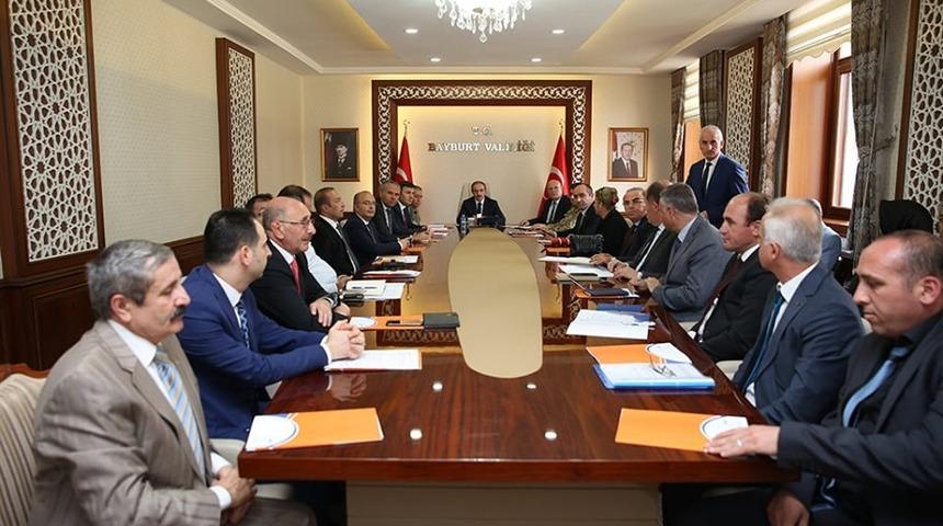 Bayburt’ta afet ve acil durum hazırlıkları değerlendirildi
