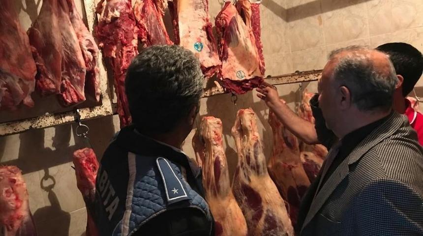 Zabıtadan kasap denetimi