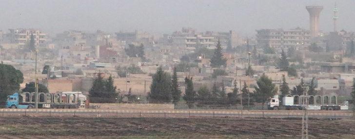 YPG'li teröristlerin beton bloklarla tünel inşası görüntülendi G1