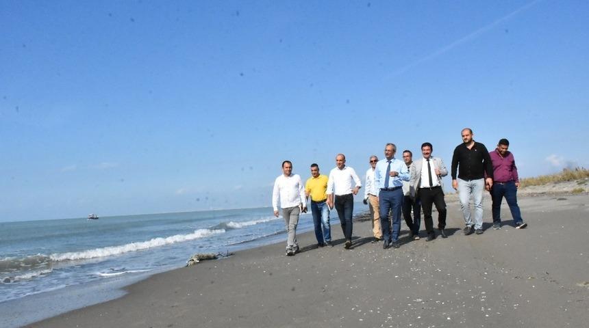 Başkan Bozdoğan, Tarsus Plajını halka a&ccedil;mak i&ccedil;in d&uuml;ğmeye bastı