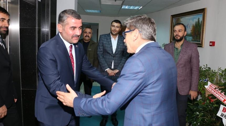 MHP&rsquo;den Emniyet M&uuml;d&uuml;r&uuml; Ercan Dağdeviren&rsquo;e ziyaret