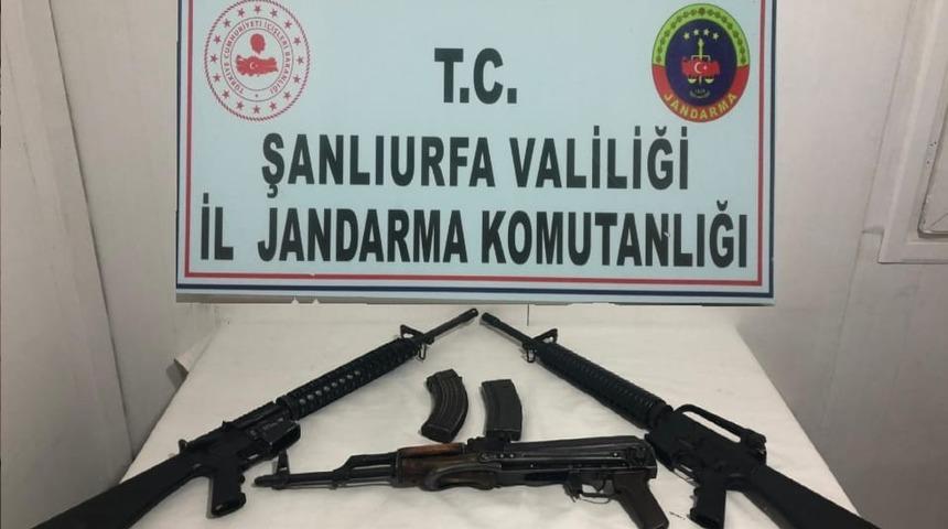Şanlıurfa&rsquo;da silah ka&ccedil;ak&ccedil;ılığı operasyonu