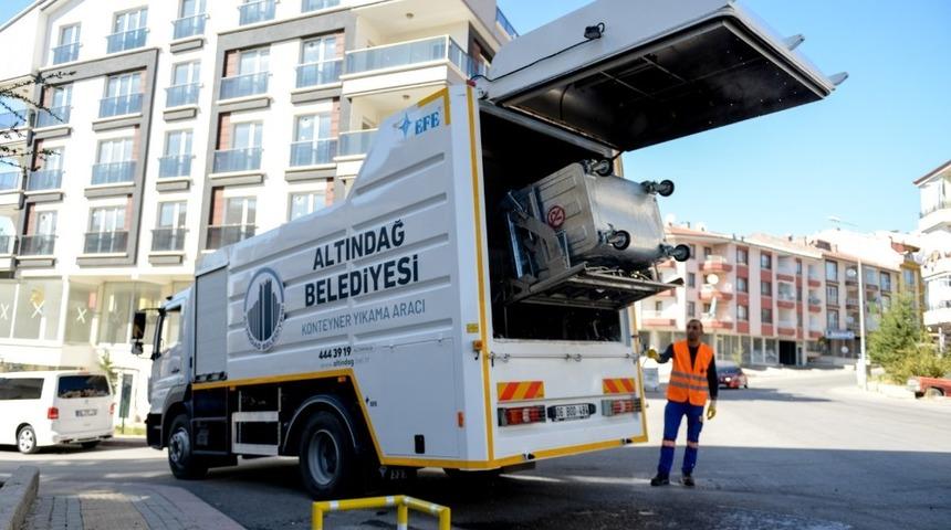 Altındağ&rsquo;da temizlikte yenilik