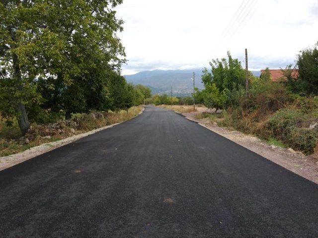 BSK ile kaplanan yol hizmete sunuldu