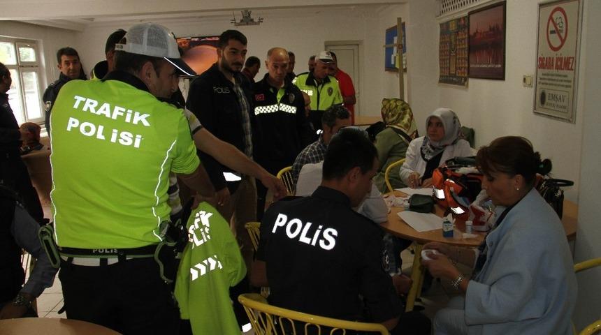 Beyşehir&rsquo;de Emniyet mensupları sağlık taramasından ge&ccedil;ti