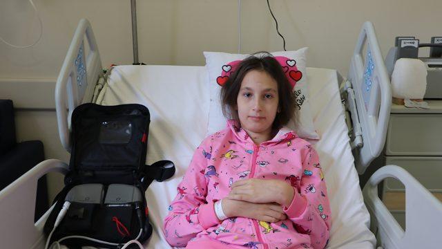 Kalbine takılan destek cihazı ile hayata tutundu