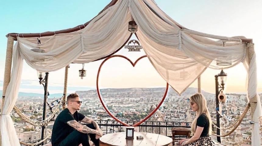 Kayserispor&rsquo;un Brezilyalısı Kapadokya&rsquo;da stres attı