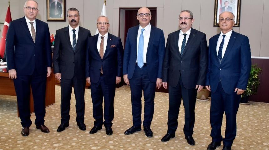 Kaymakam Sağlam ve Başkan Kayda’dan Rektör Ataç’a ziyaret