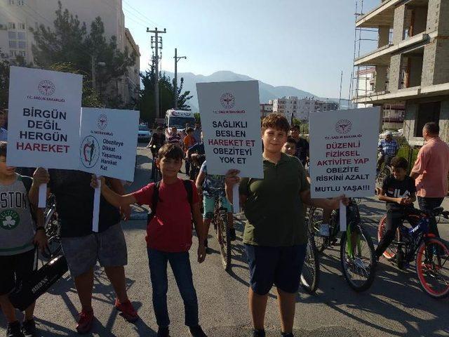 Bozyazı’da sağlık için yürüdüler