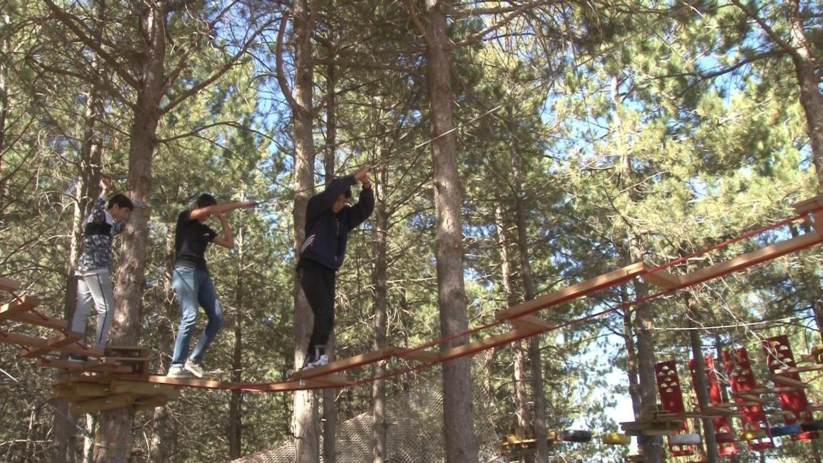 Adrenalin tutkunlarının yeni adresi: Macera Parkı