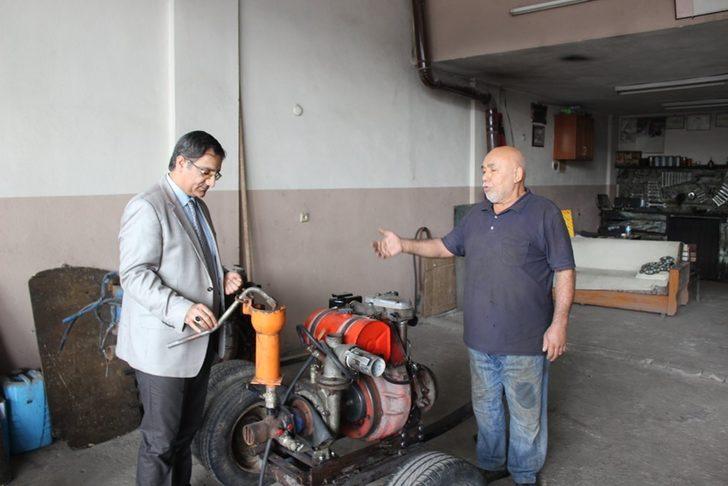 Kaymakam Yavuz sanayi esnafını ziyaret etti G5