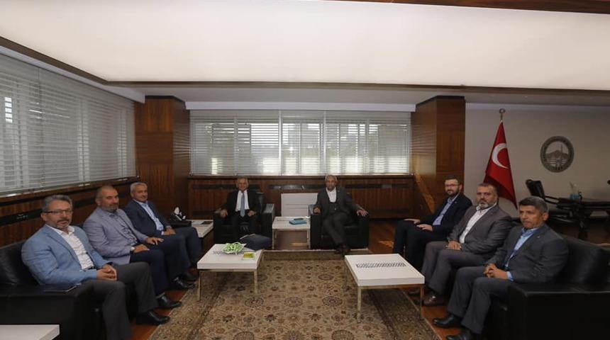 Eğitim Bir-Sen&rsquo;den Başkan B&uuml;y&uuml;kkılı&ccedil;&rsquo;a nezaket ziyareti