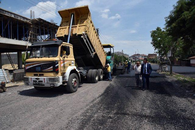 Çorlu’da ilk 10 ayda 60 bin ton asfalt serildi