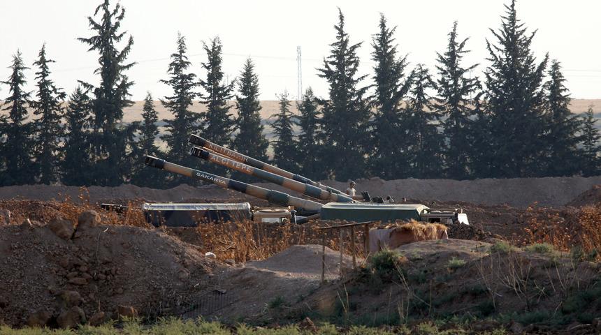 Suriye sınırında mesaj namlunun ucunda!