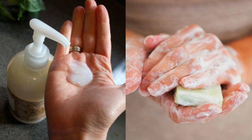 Herkesin aklındaki soru: Katı sabun mu yoksa sıvı savun mu daha sağlıklı?