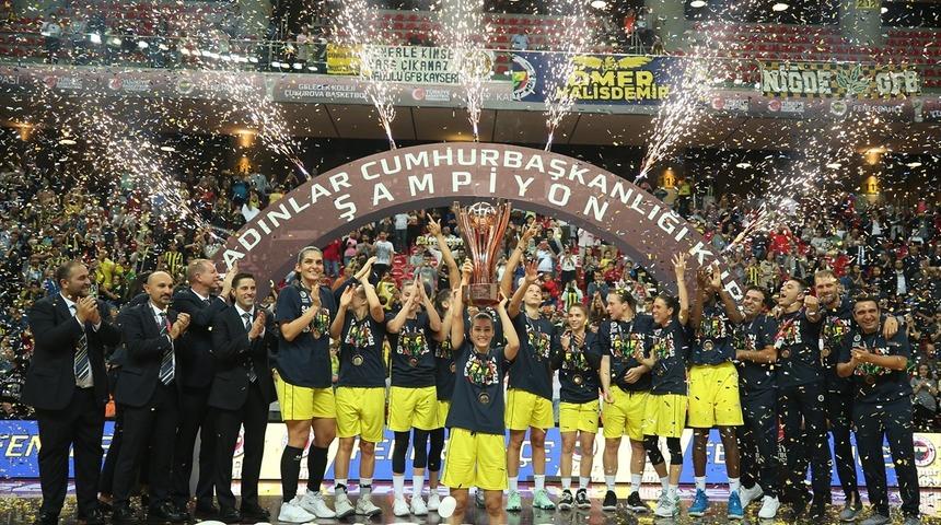 27. Kadınlar Cumhurbaşkanlığı Kupası'nı Fenerbahçe Öznur Kablo'nun