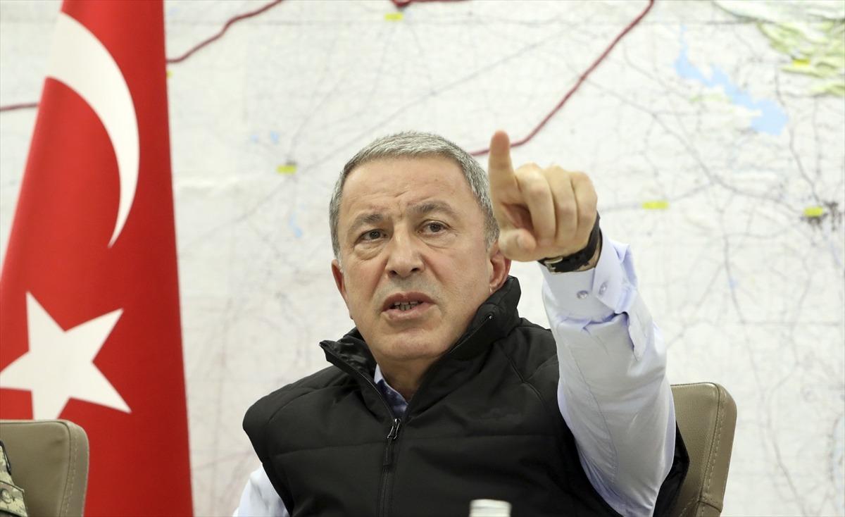 Bakan Akar harekatı bizzat y&ouml;netiyor! T&uuml;m komutanlar orada!