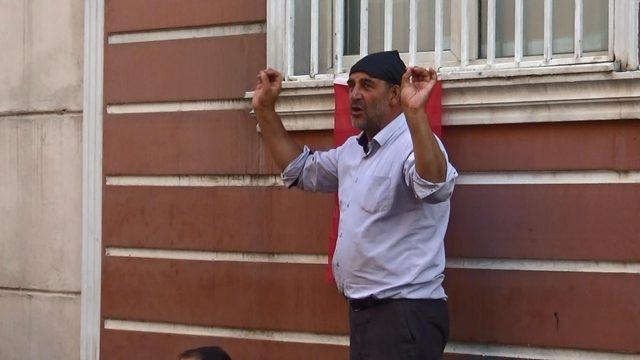 Savaş uçakları kalkış yaptı, Diyarbakır’da aileler HDP’ye tepki gösterdi