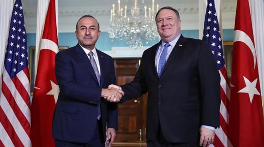 Son dakika: Dışişleri Bakanı Çavuşoğlu, ABD'li mevkidaşı Mike Pompeo ile görüştü