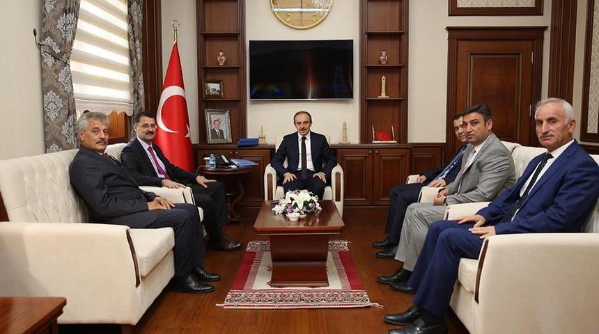 İZDES AFAD heyeti Vali Cüneyt Epcim’i ziyaret etti