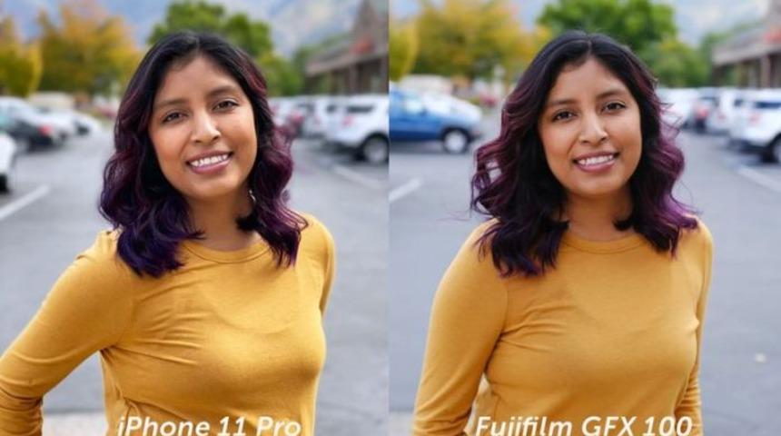 iPhone 11 Pro ve Fuji GFX 100 kozlarını paylaştı