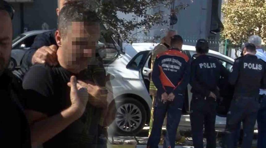 Ailevi sorunları olan şahıs üzerine benzin dökerek kendini yakmaya çalıştı