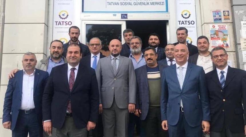 KOSGEB heyetinden Tatvan&rsquo;a ziyaret