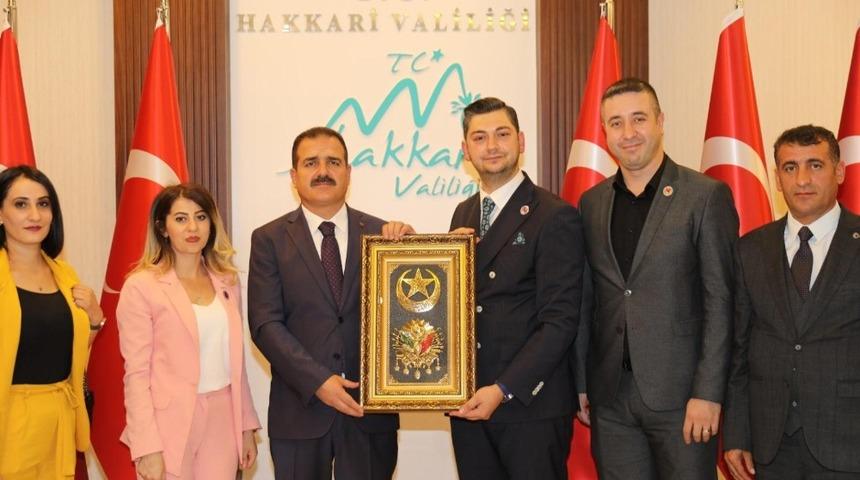 Şehit-Gazi Sen Genel Başkanı Ocak Hakkari&rsquo;de