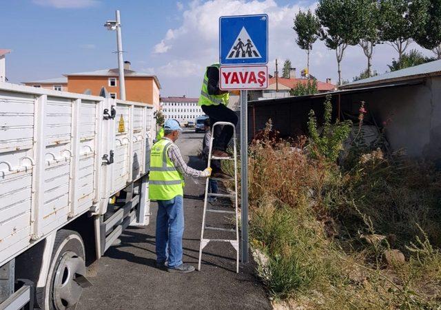 Van Büyükşehir Belediyesinden yaya önceliği