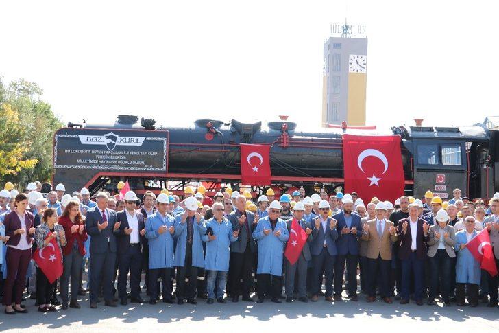 Bozkurt lokomotifi önünde Fetih duası G5