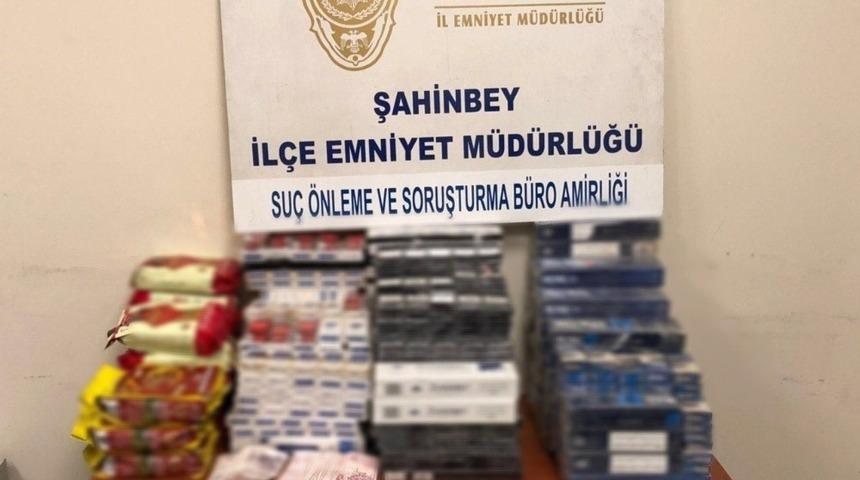 Kaçak sigara ve çay operasyonu