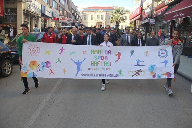 Sinop’ta Amatör Spor Haftası