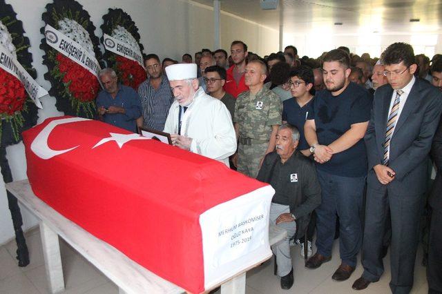 Başkomiser Kaya, memleketi Elazığ’da son yolculuğuna uğurlandı