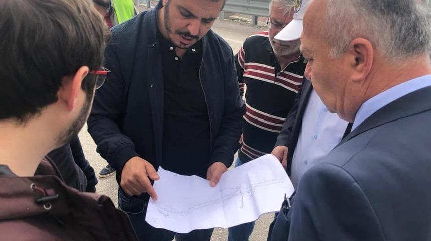 Dursunbey &Ccedil;evre Yolunda Aydınlatma &Ccedil;alışmaları Başladı