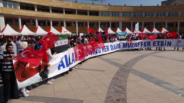 Suriyeli öğrencilerden 'Barış Pınarı Harekatı'na destek