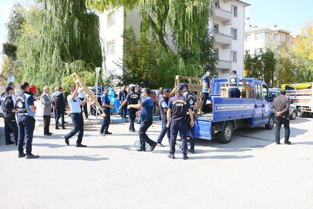 Aziziye’de ortak operasyon