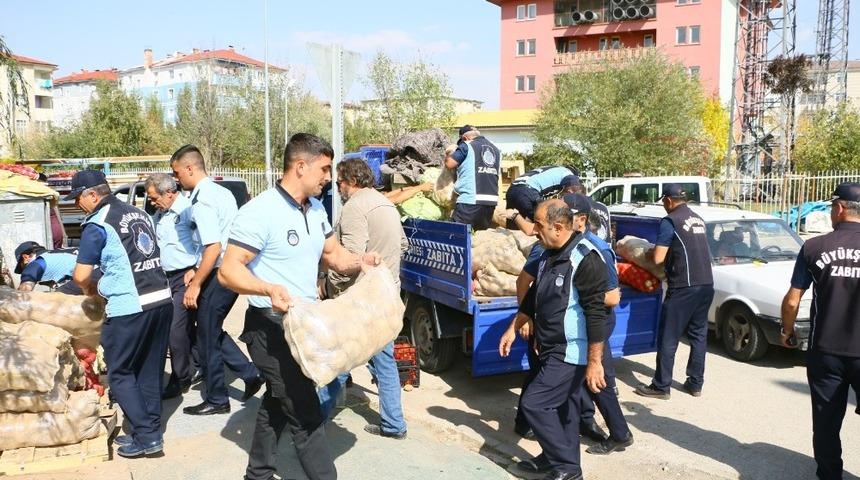 Aziziye&rsquo;de ortak operasyon