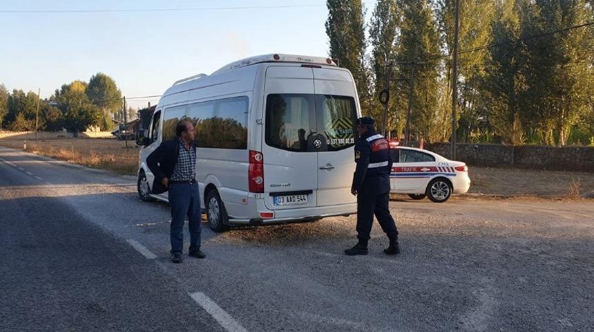 Şuhut&rsquo;ta &ouml;ğrenci servisleri denetlendi