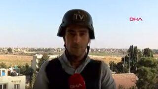 Canlı yayın hazırlığı sırasında Kamışlı'dan Nusaybin'e havanlı saldırı