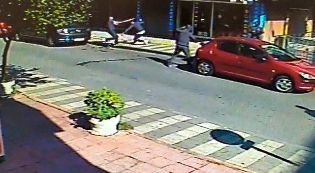 14 yaşındaki çocuğa pompalı tüfekle saldırı anı güvenlik kamerasında