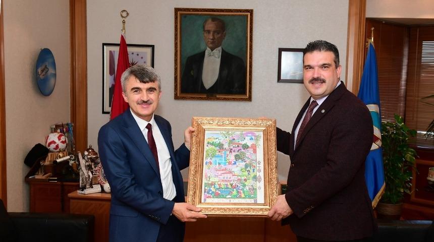 DP&Uuml; Rekt&ouml;r&uuml; Prof. Dr. Uysal, Rekt&ouml;r &Ccedil;omaklı&rsquo;yı ziyaret etti